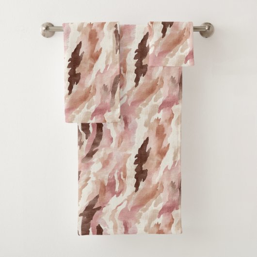 Pink Cream Chocolate Brown バスタオルセット (インサイチュ)