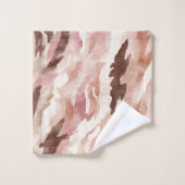 Pink Cream Chocolate Brown バスタオルセット (ウォッシュタオル)