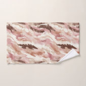 Pink Cream Chocolate Brown バスタオルセット (ハンドタオル)