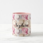 Pink Cream Straw Hats マグカップ (中央)