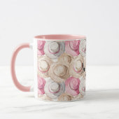 Pink Cream Straw Hats マグカップ (左)