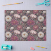 Pink & Cream Vintage Flower Garden Decoupage 薄葉紙 (クラフト)