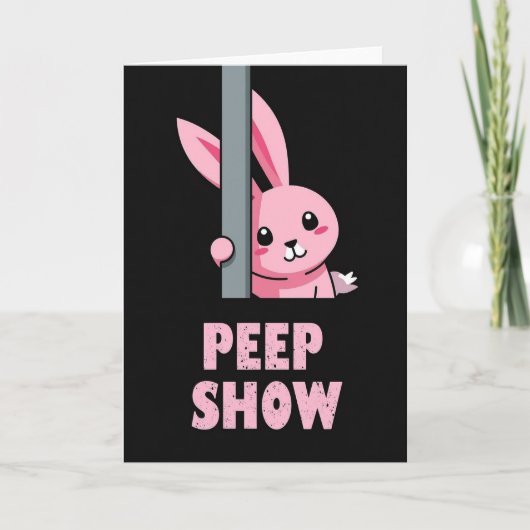 Pink Creature Peep Show Card カード (正面)