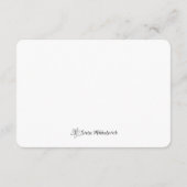 Pink Crochet Bunny – Soft Handmade Aesthetic エンクロージャーカード (裏面)