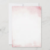 PINK CROWN Princess One-ce Upon a Time Invitation 招待状 (裏面)