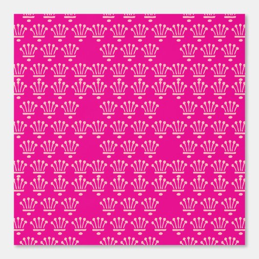 Pink Crowns Hot Pink      壁紙 (正面)
