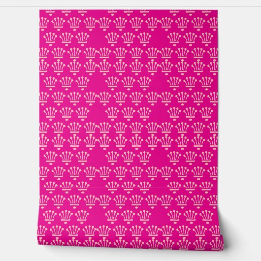 Pink Crowns Hot Pink      壁紙 (ほどく)