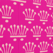 Pink Crowns Hot Pink      壁紙 (縫い目)
