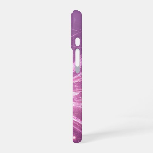 Pink Crystal Explosion Phone Case iPhone 16ケース (左側面)