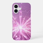 Pink Crystal Explosion Phone Case iPhone 16ケース (裏面)