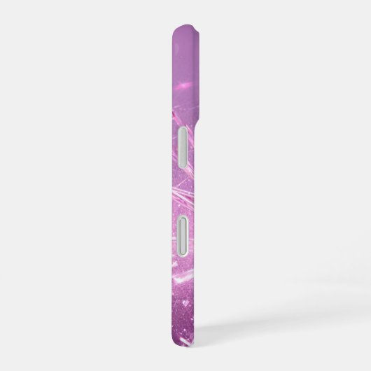 Pink Crystal Explosion Phone Case iPhone 16ケース (右側面)