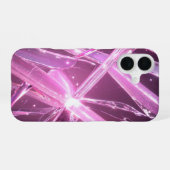 Pink Crystal Radiance Phone Case iPhone 16ケース (裏面横)