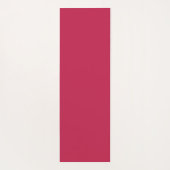 Pink Custom Cute Cherry Print Pattern Coquette  ヨガマット (裏面)