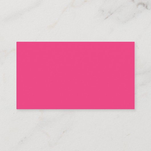 Pink Custom Logo Minimal Modern Vertical 名刺 (裏面)