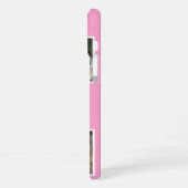 Pink Cute Modern 3 Photo Layout Custom iPhoneケース (左側面)