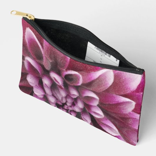 Pink Dahlia アクセサリーポーチ (見開き)