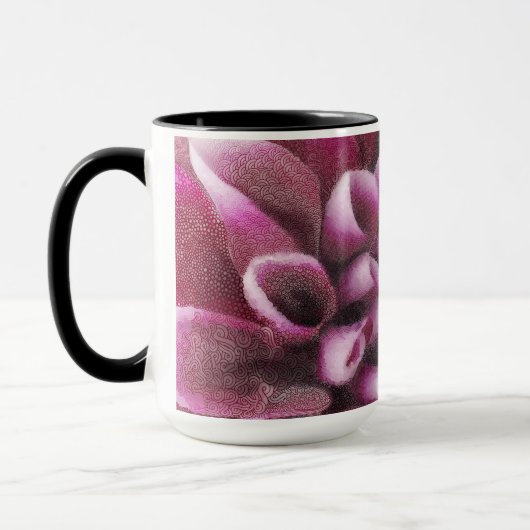 Pink Dahlia mug マグカップ (左)
