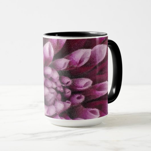 Pink Dahlia mug マグカップ (正面右)