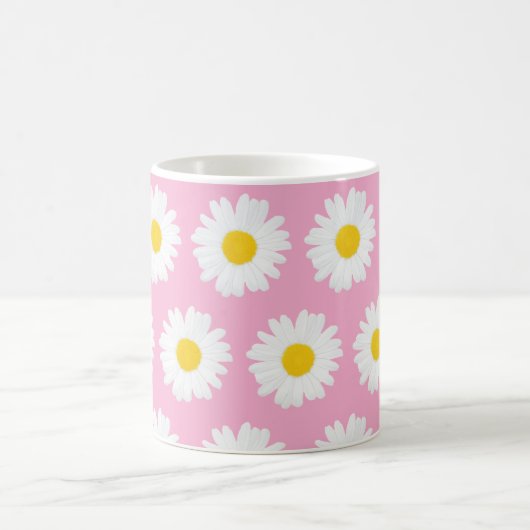 Pink Daisy Mug コーヒーマグカップ (中央)