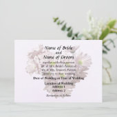 Pink Daisy Mums Heart 招待状 (スタンド正面)