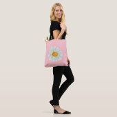 Pink Daisy Tote Bag トートバッグ (モデル)