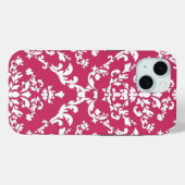 Pink Damask #3 at VictoriaShaylee Case-Mate iPhoneケース (裏面 (横))