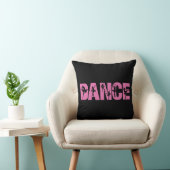 Pink DANCE with Ballerina切り出し クッション (椅子)