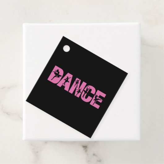 Pink DANCE with Ballerina切り出し フェイバータグ (インサイチュ)