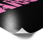 Pink DANCE with Ballerina切り出し フォトプリント (角)