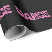 Pink DANCE with Ballerina切り出し ラッピングペーパー (ロールコーナー)