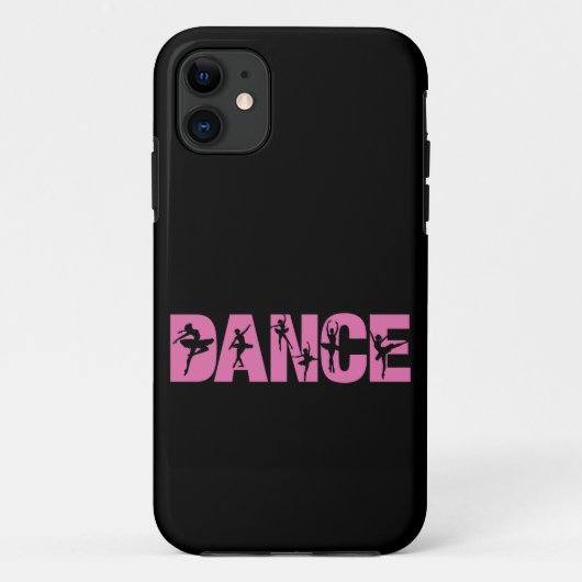 Pink DANCE with Ballerina切り出し Case-Mate iPhoneケース (裏面)