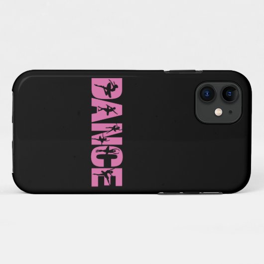 Pink DANCE with Ballerina切り出し Case-Mate iPhoneケース (裏面(横))