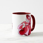 Pink Dancing Lady マグカップ (正面右)