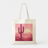 Pink Desert Bridesmaid Tote Bag – Boho トートバッグ (裏面)