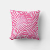 Pink Design Pillow, Pink Watercolour Aesthetic クッション (正面)
