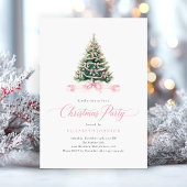 Pink Dinner Christmas Party 招待状