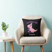 Pink Dinosaur Birthday Outfit – Age 2 Girl  クッション (椅子)