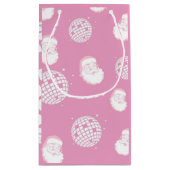 Pink Disco Santa Claus  スモールペーパーバッグ (裏面)