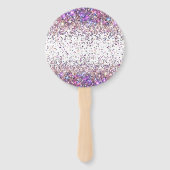 Pink Disco Trendy In My Double Digits Era Birthday ハンドファン (裏面)