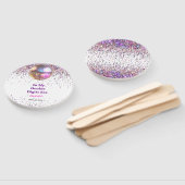 Pink Disco Trendy In My Double Digits Era Birthday ハンドファン (組立なし)