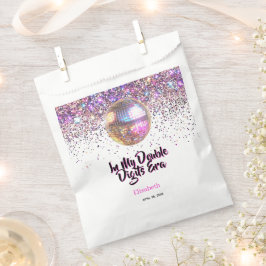 Pink Disco Trendy In My Double Digits Era Birthday フェイバーバッグ