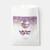 Pink Disco Trendy In My Double Digits Era Birthday フェイバーバッグ (正面)