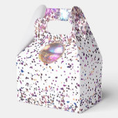 Pink Disco Trendy In My Double Digits Era Birthday フェイバーボックス (裏面)