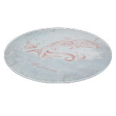 Pink Dolphin Personalized Cutting Board カッティングボード (角)