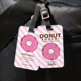 Pink Donut Luggage Tag ラゲッジタグ