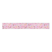 Pink Donut Sprinkles Print Ribbon グログランリボン (正面)
