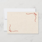 Pink Doodle Baby is Brewing Thank You Card サンキューカード (裏面)