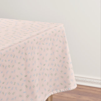 Pink Doodle Pattern Tablecloth テーブルクロス