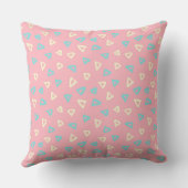 Pink Doodle Pillow クッション (裏面)