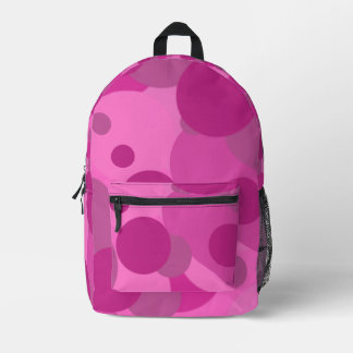 Pink dots backpack プリントバックパック